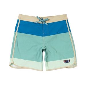 Patagonia Waver-farer Scallop Hem Stretch Boardshort Mens Size 36